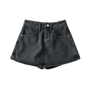 China Factory Customized European Summer Vintage High Waist Denim Short wholesale
