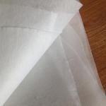 Non Woven Water Soluble Interlining Fabric / Water Dissolving Paper Embossed