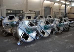China Low Energy Conical Screw Mixer Chemical / Dye / Fertilizer / Battery Powder wholesale