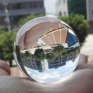 China Decorative Transparent Resin Ball , Clear Crystal Ball 100mm wholesale