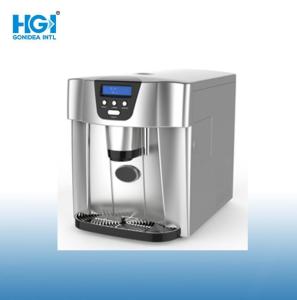 China Home Table Top Stainless Steel Ice Maker With Water Dispenser wholesale