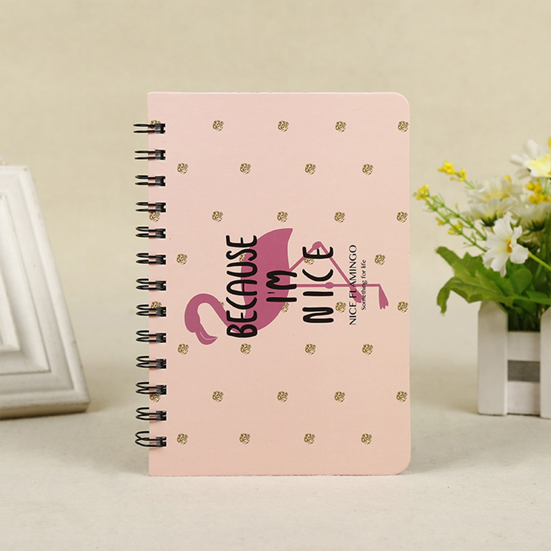 58 Sheets Spiral Bound Wide Ruled Notebook , thick paper spiral notebook