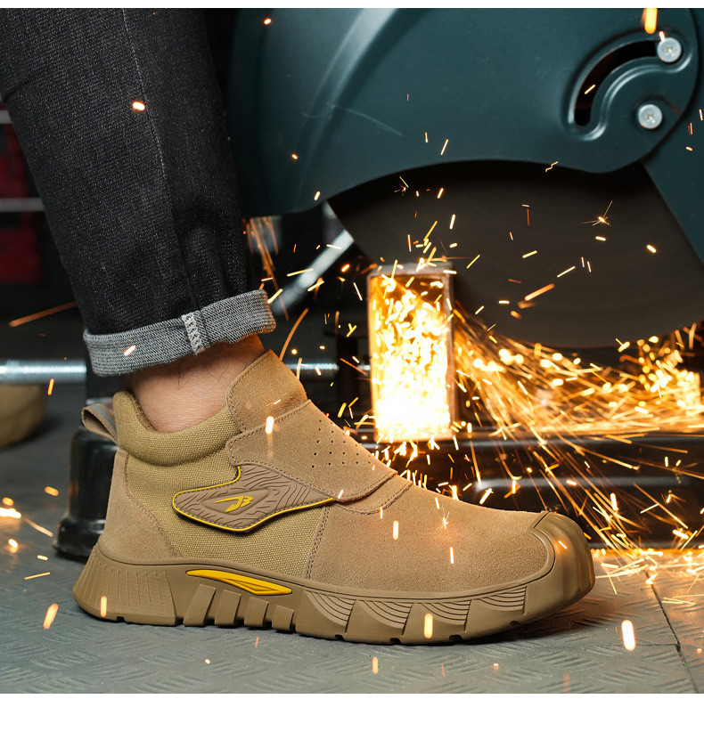 Men'S Welding Comfortable Lightweight Work Boots Breathable
