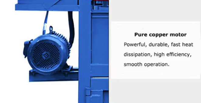 Hydraulic Waste Paper Baling Machine 18.5kw Hard Plastic Baler Machine