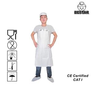 China 10PCS/BAG Disposable Protective Apron ISO9001 Disposable Plastic Aprons wholesale