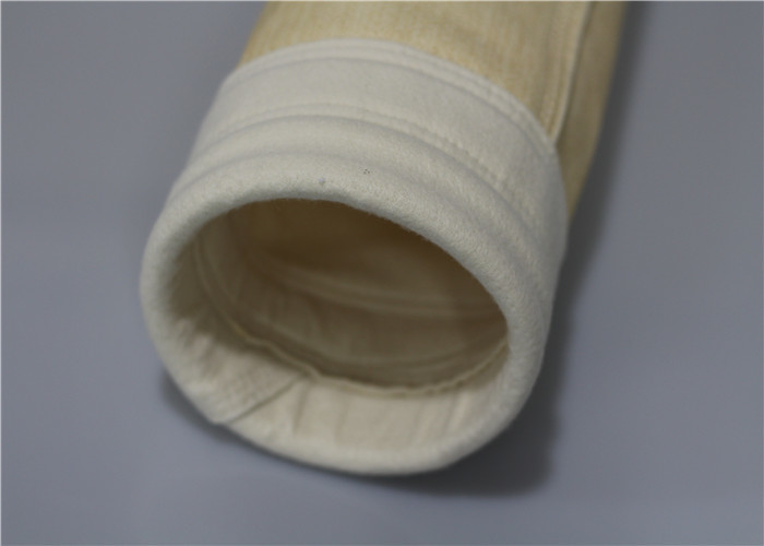 High Efficiency Fiberglass Filter Bag Needle Felt Pocket Type Heat Resistance