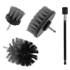 China 4pcs Electric Drill Bit Scrubber Attachment With Cleaning Brush wholesale