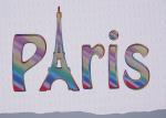 Colourful Lettering Film Heat Transfer Clothing Labels Customised