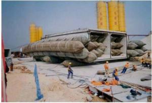 China Floating Marine Salvage Airbags Black Vessels Rescue Boat Lifting Airbags wholesale