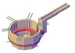 Electricity Flue ISO14001 20ton Electric Glass Furnace