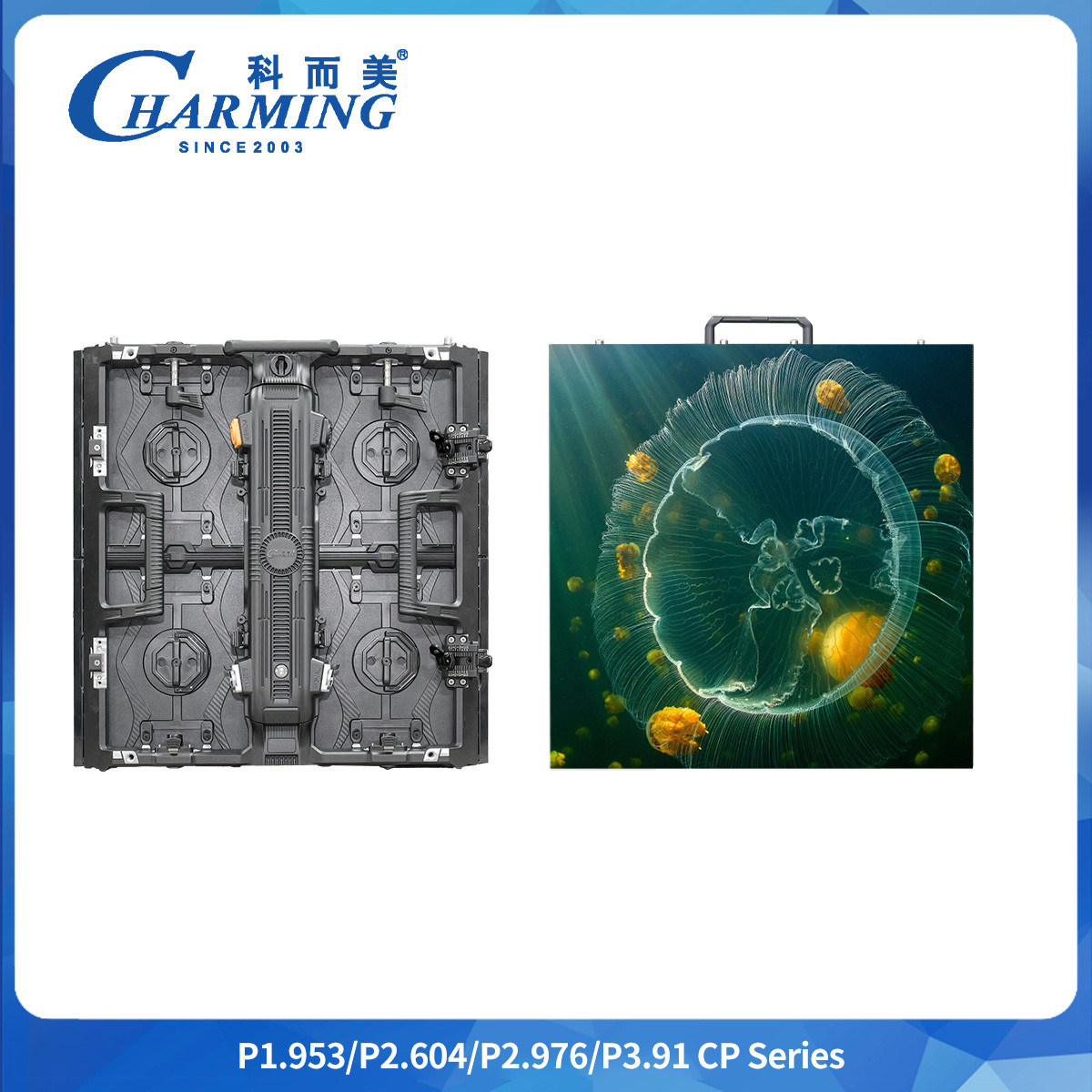 Ultra-thin Thickness 84mm P2.6/2.98/3.91 CP Series Outdoor 500x500 And 500x1000mm LED Video Wall