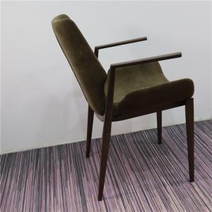 China Kitchen High Back 59cm Metal Wood Dining Chair wholesale