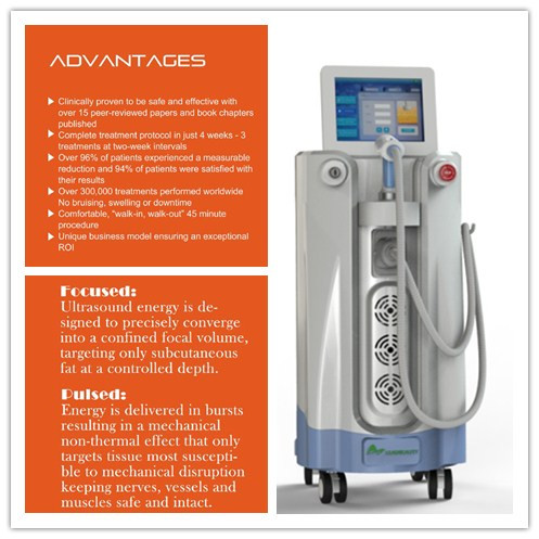 Supersonic High Intensity Focused Ultrasound beauty slim machine with bigger filter