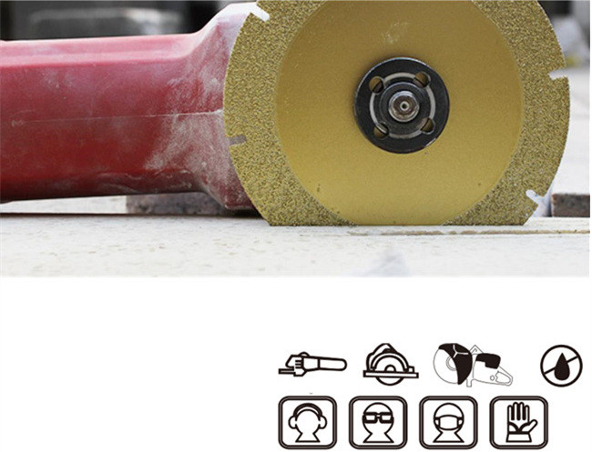 10mm Segment Universal Diamond Saw Tools Cutting Disc Vacuum Brazed