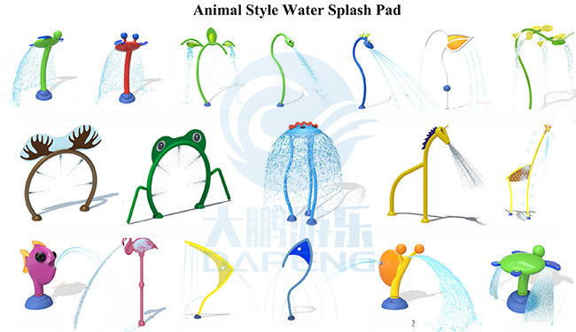 Ground Spray Jet Brass Water Fountain Nozzle Water Splash Zone Toys