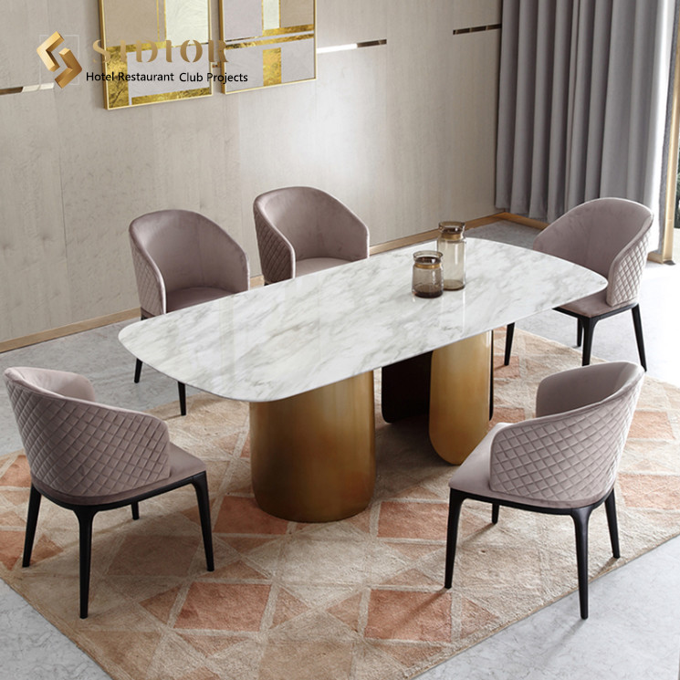 Restaurant Dinning Chair, Hotel Dinning Chair, Lobby Chair, PU Leather Upholstery, Solid Wood Legs