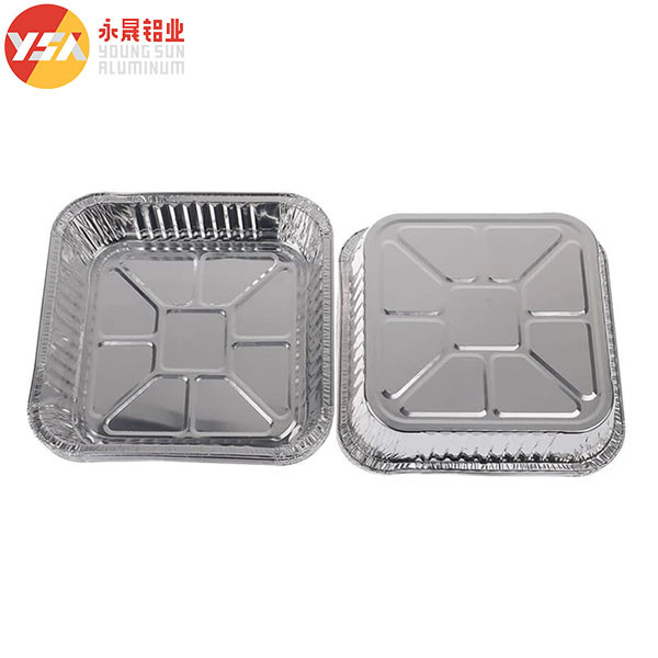 Aluminum Take Out Containers 450ml 500ml 750ml Foil Tin Trays Aluminium To Go Containers