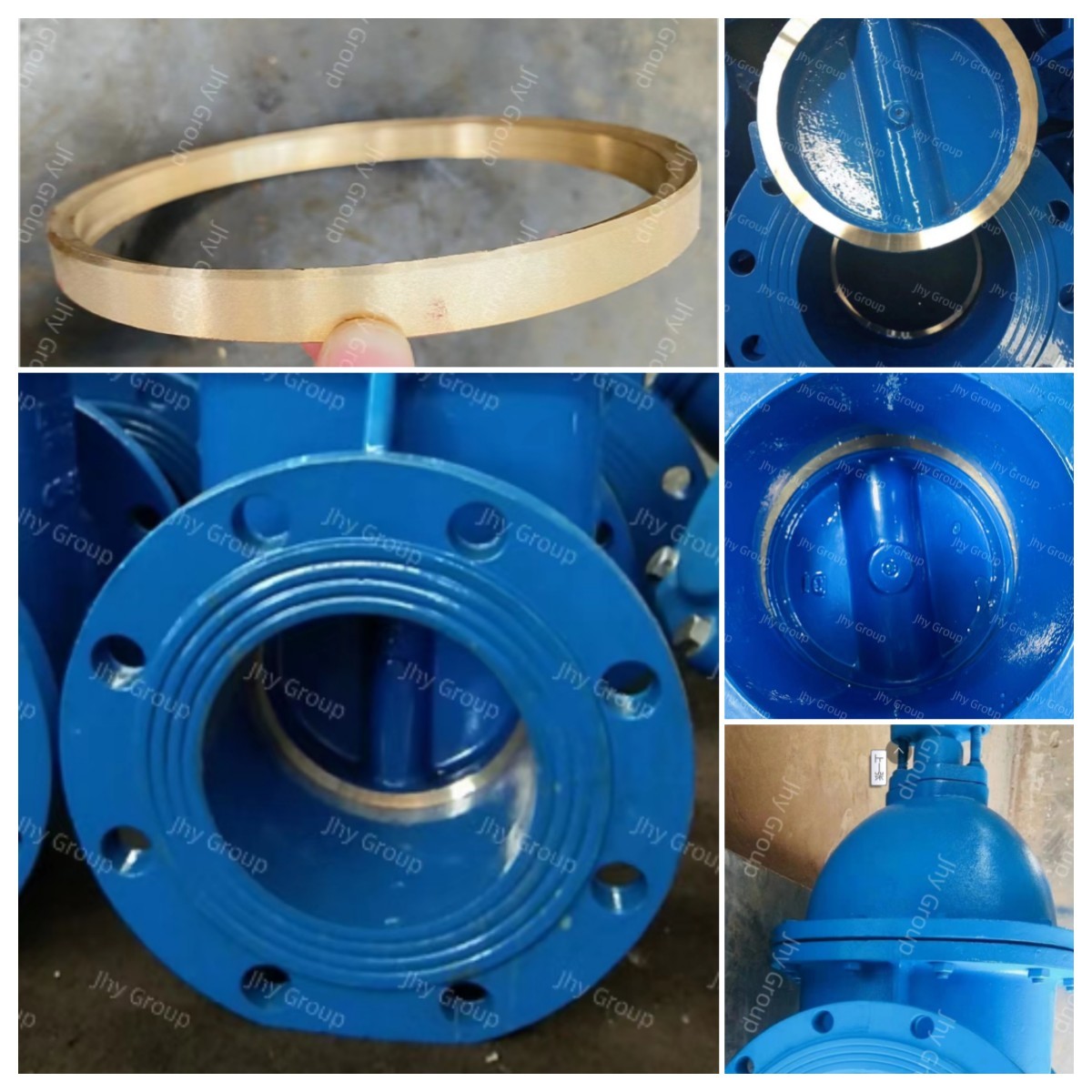 GG25 Cast Iron GGG50 Ductile Iron Gate Valve Non Rising Stem