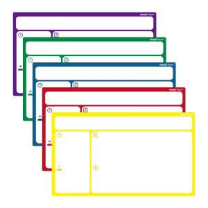 China Dry Erase Magnetic Whiteboard Sticker Kanban Board Cards Custom Design wholesale