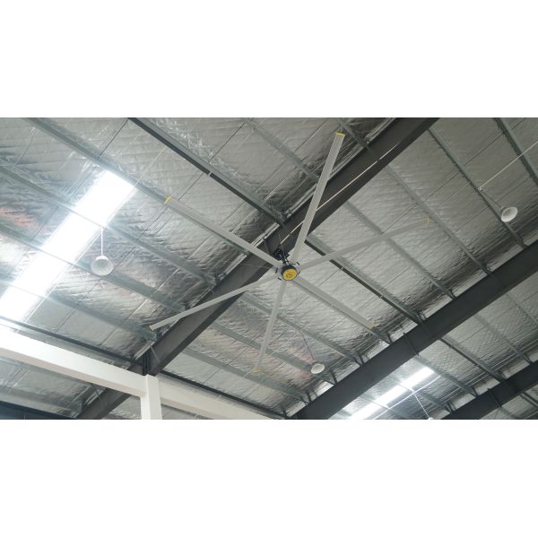 Industrial Ceiling Fan with Brushless Motor for Large Areas 10m³/min Airflow Rate