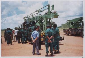 China Truck-mounted Waterwell Drilling Rig SIN250 With Dual Hydraulic Cylinder wholesale