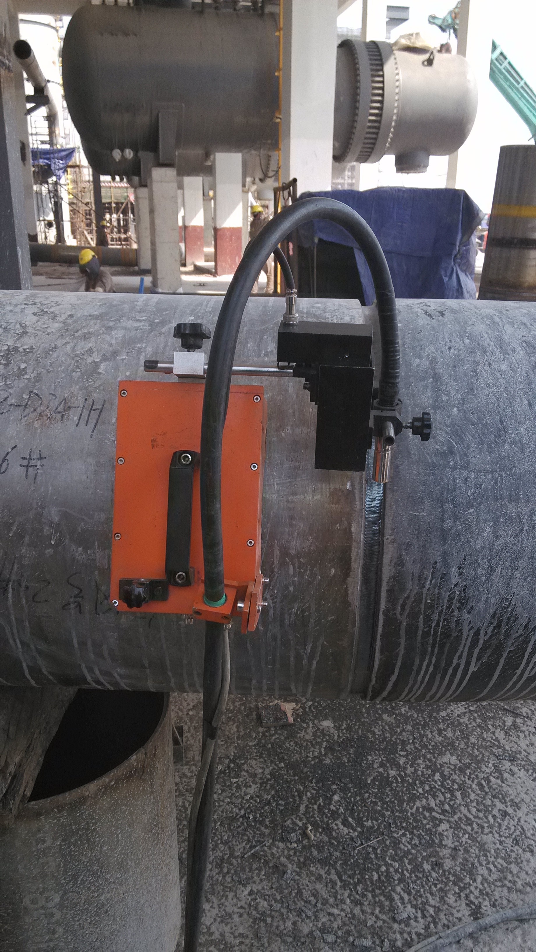 Walking Speed 0-700mm/min Speed Automatic Pipe Welding Machine for Pipeline Oil Piping