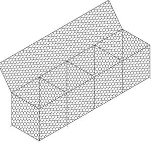 China High Quality Anti-corrosion Retaining Walls Stone Baskets Weave Gabion Box Plastic Gabion Basket For Sale wholesale