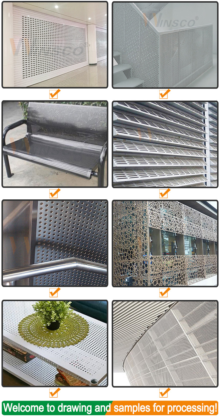 Round Hole 304 Perforated Stainless Steel Sheet SS 201 316 With Pickled Surface