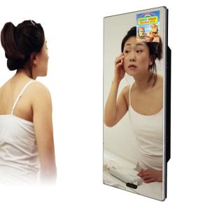 China Wall Mounted Android 4.4 450nits 43&quot; LCD Advertising Mirror Player wholesale