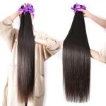 40 Inch Silky Straight Indian Natural Hair Extensions For Black Women