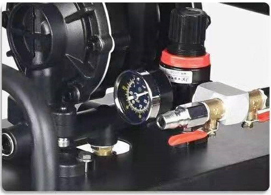 DN15 PVDF Chemical Electric Double Diaphragm Pump 1.5mm Air Driven