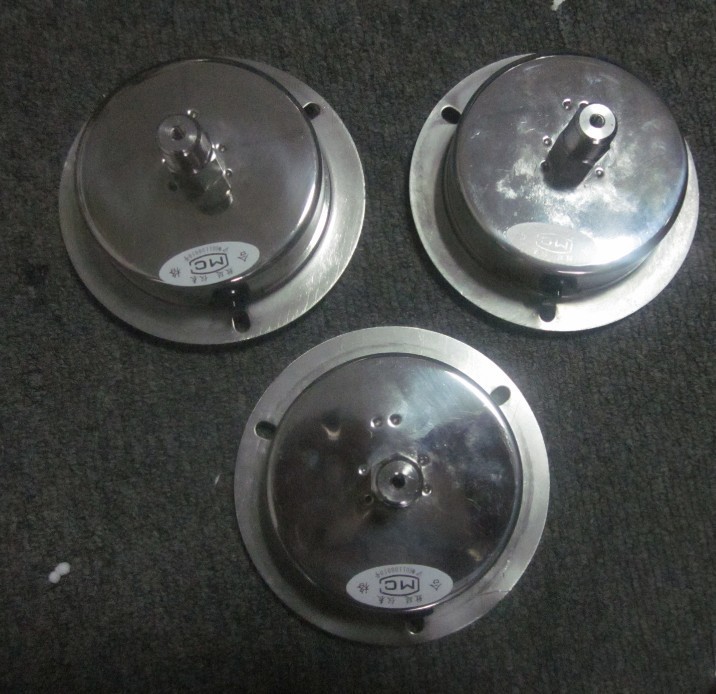 Stainless Steel Gas Pressure Test Gauge Low Pressure Mpa PSI Bar 1/2NPT