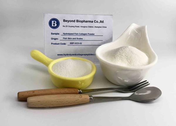 White / Off - White Hydrolyzed Collagen Peptides , Good Flowability Collagen