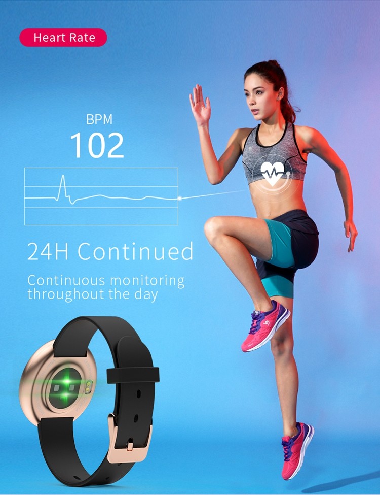 BLE4.0 Smart Bluetooth Watch Accurate Pedometer Physiological Period Monitoring