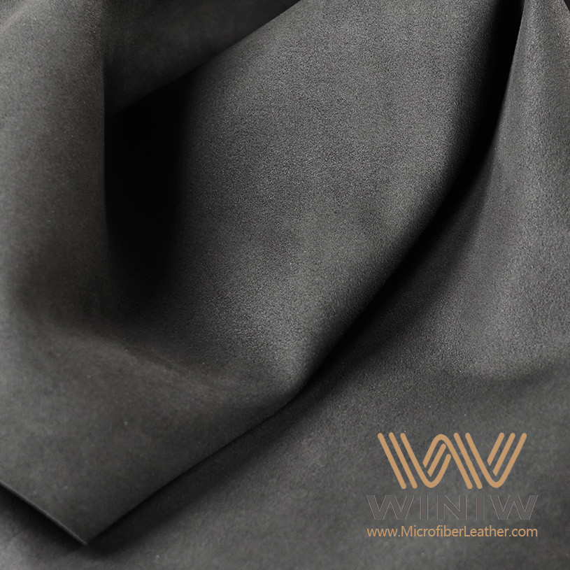 Grey Eco-Suede Fabric For Cars 