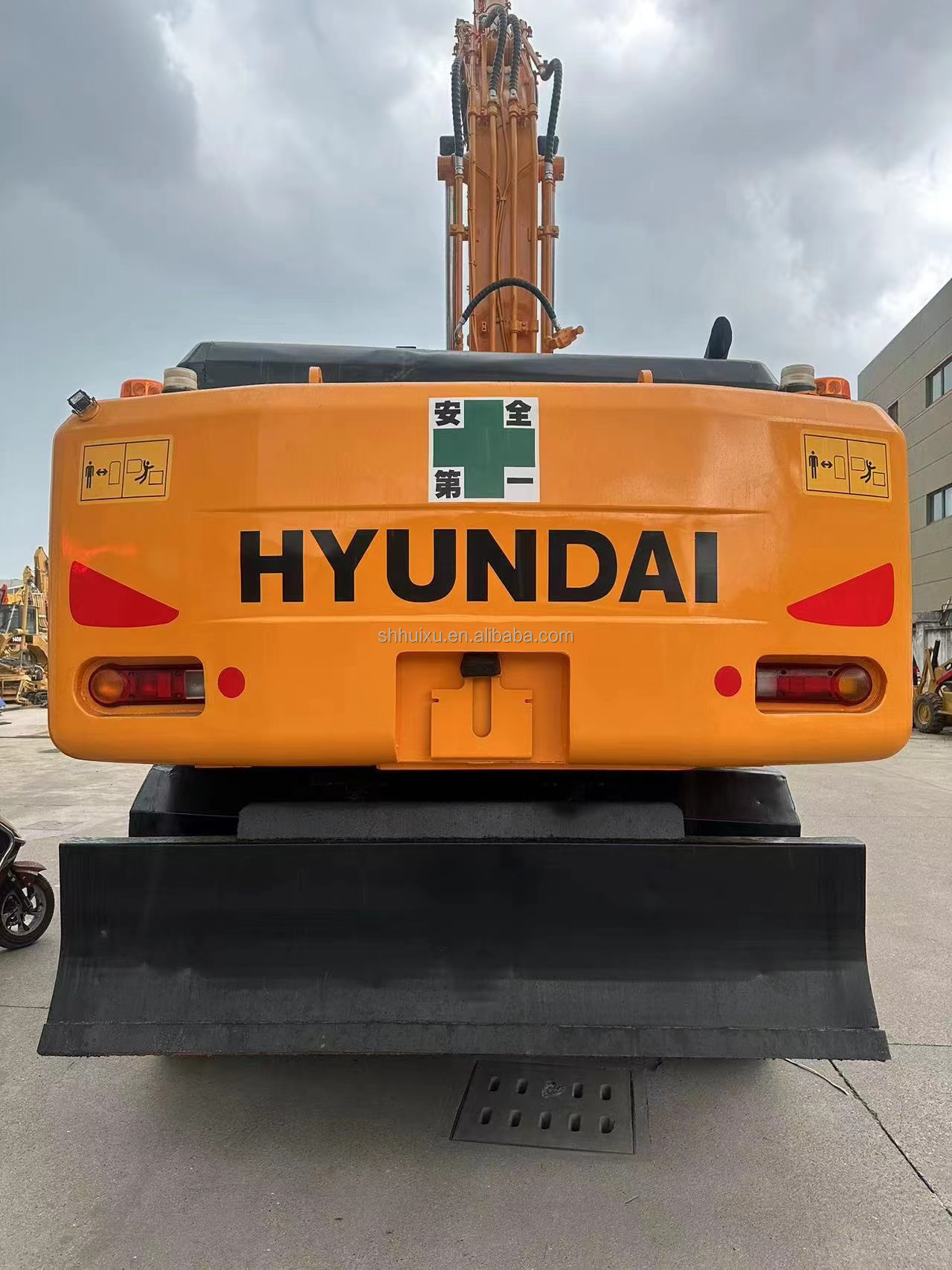 21000kg Used Hyundai Wheel Excavator Second Hand Excavator Hyundai 210-7