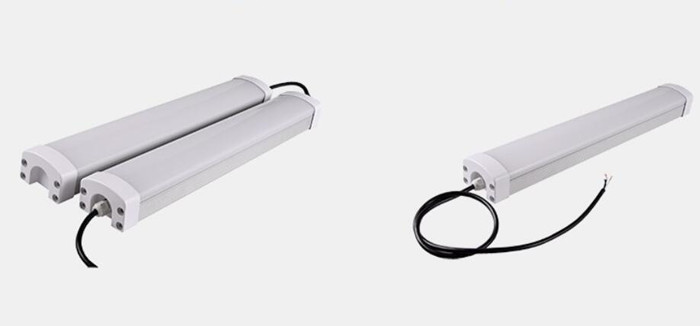 20W 40W 60W Emergency LED Tube Dust Proof AC200-240V Outdoor Indoor Stable
