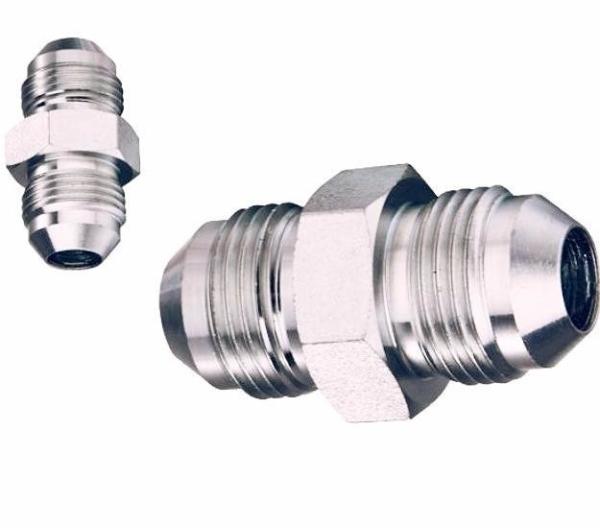 Medium Carbon Steel Pipe Lines Connect Jic Male Cone Straight Nipple Reducing