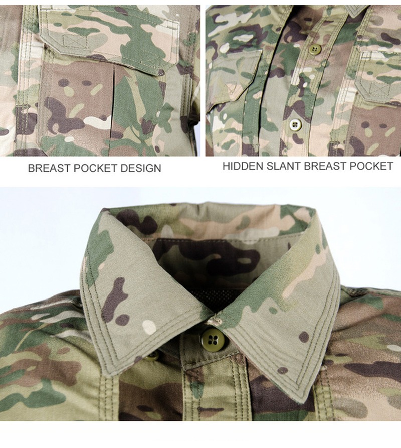 Formal Style Short Sleeve Outdoor Training Uniform Breathable and Suitable for Active