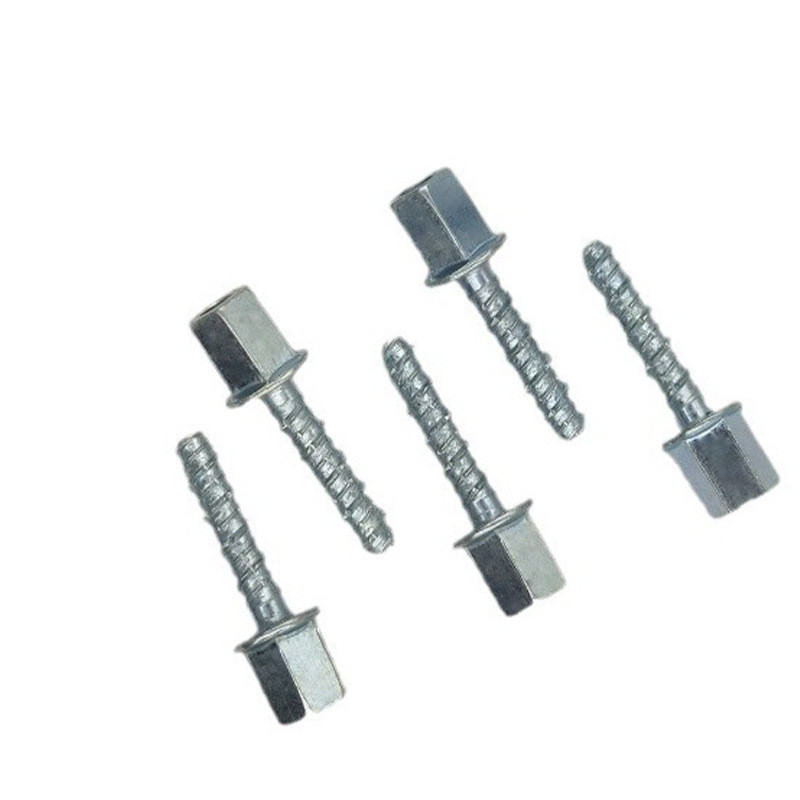 7.5mm Diameter Yellow Concrete Screws HEX Head Style 1/4 Inch Height