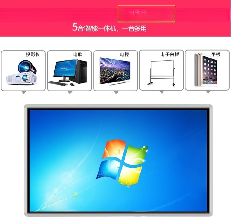 UHD 75" inch LCD LED touchscreen Android Monitor interactive whiteboard touch screen display PC kiosk support HDM1 DP VGA inputs