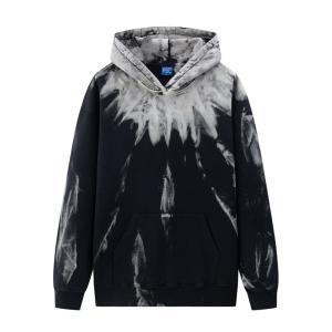 China Heavyweight Cotton Hoodie Sweatshirt 3D Puff Printing Winter Graffiti Gradient Pullover Hoodies Men Women wholesale