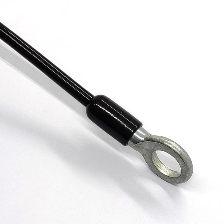 PVC Coated Wire Rope Sling With Snap Hook And Eyelets For Safety Hanger Wire