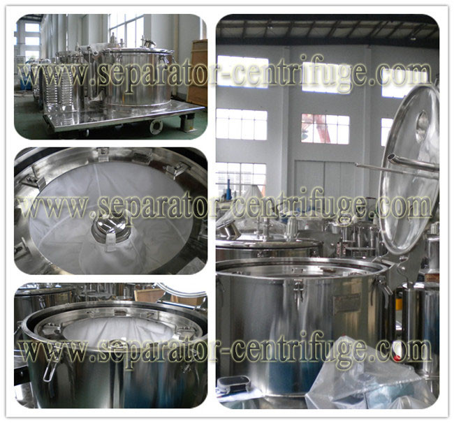 Plate Bag Lifting Discharge Food Separator - Centrifuge Banana Juice Centrifuge