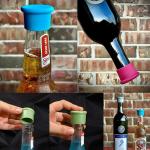 Silicone Wine Stoppers Reusable Beer Bottle Cover Wine Bottle Stopper Wine Saver