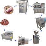 Hotdog Smoked Fish Ham Press Beef Sausage Production Line 304 Stainless Steel