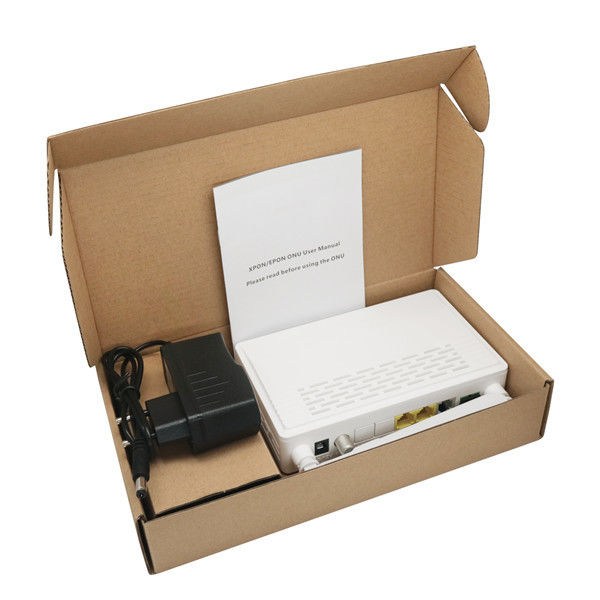 Realtek Chipest Gepon Onu Router / Epon Wifi Router 1Ge+1Fe+Catv+Wifi +Pots