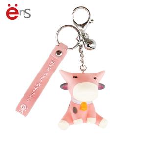 China Decorative Cute Animal Keychains non phthalate pvc Material ISO BSCI approved wholesale