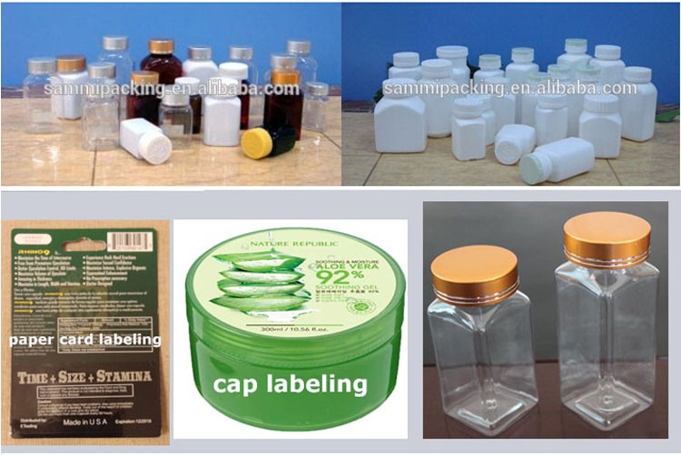 Good quality semi-automatic flat bottle labeling machine packing machine with coder
