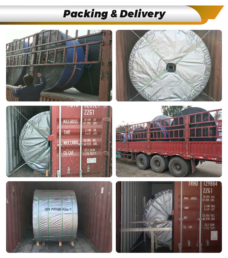 1200mm EP300 Abrasion Resistant Conveyor Belt